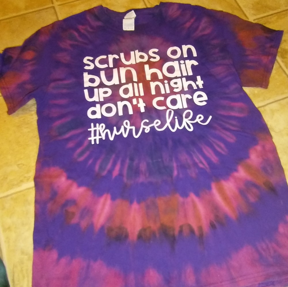 Nurse life tye dye